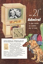 Admiral print television for sale  Clinton