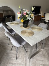 Marble effect dining for sale  TADWORTH