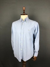 Camisa masculina Lacoste com botões tamanho M algodão azul  comprar usado  Enviando para Brazil
