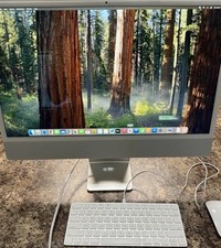 Apple iMac 24" (512GB SSD, M3, 8GB, GPU de 10 núcleos) Prata - MQRK3LL/A (Outubro,..., usado comprar usado  Enviando para Brazil