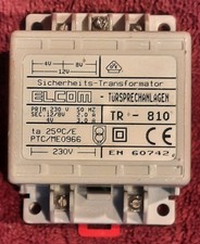 Elcom sicherheitstrafo 810 gebraucht kaufen  Neu Wulmstorf