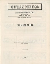 Tablatura rara de guitarra Jeff Newman aço - Wild Side Of Life comprar usado  Enviando para Brazil