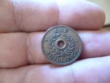 One shilling gettone usato  Carbonia