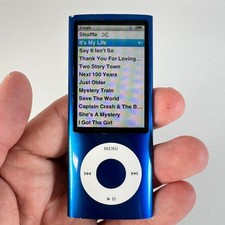 Apple iPod Nano 5ª Geração 8GB A1320 MC066LL Azul Testado - Bateria Morre Rápido comprar usado  Enviando para Brazil