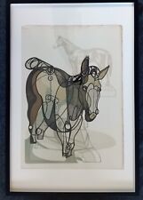 Litografia cavallo floriano usato  Roma