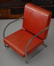 SUPER RARO 1930 ART DÉCO METAL CADEIRA DE PÁTIO INFANTIL AO AR LIVRE COM ACABAMENTO ORIGINAL comprar usado  Enviando para Brazil