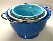 Metal enamel colander for sale  El Monte