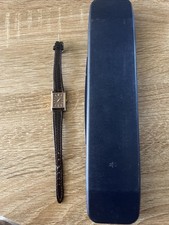 Accurist gold leather for sale  STOWMARKET