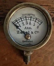 Antik messing manometer gebraucht kaufen  Thale