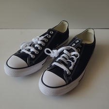 Usado, Tênis Converse Chuck Taylor All Star Ox preto branco M9166C masculino 9.5 feminino 11 comprar usado  Enviando para Brazil