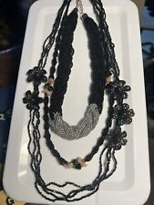 Piece black necklace for sale  Laredo