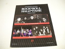 Salón de la Fama 2 Lados 2024 Promoción Display Anuncio DAVE MATTHEWS Extranjero OZZY otros segunda mano  Embacar hacia Mexico