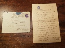 Lettera autografa canonica usato  Lecco
