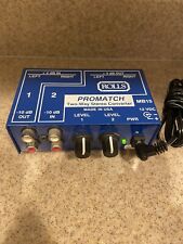 Convertidor estéreo bidireccional Rolls Promatch MB15 interfaz de audio RCA a XLR segunda mano  Embacar hacia Argentina