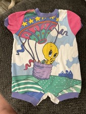 Romper Looney Tunes vintage 12 meses tweety em balão de ar quente comprar usado  Enviando para Brazil