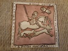 Vintage handpainted tile for sale  BOGNOR REGIS