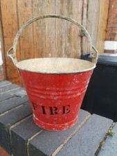 Feuereimer vintage rot gebraucht kaufen  Versand nach Germany