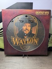 1979 LIMITED EDITION WAYLON JENNINGS GREATEST HITS PICTURE DISC VINYL MINT RARE, usado comprar usado  Enviando para Brazil