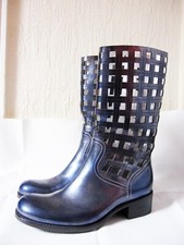 Bottes cuir perlé d'occasion  Paris X