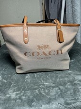 Coach canvas tote for sale  Clearlake