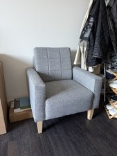 Grey armchair for sale  LONDON