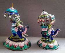 Antique silver polychrome for sale  HASLEMERE