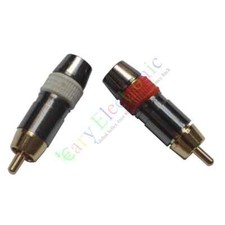 4 peças plugue RCA cobre banhado a ouro adaptador de áudio e vídeo conector parafuso bloqueio faça você mesmo comprar usado 4 peças plugue RCA cobre banhado a ouro adaptador de áudio e vídeo conector parafuso bloqueio faça você mesmo comprar usado  Enviando para Brazil