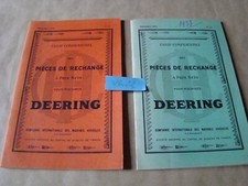 Catalogues machines deering d'occasion  Gannat