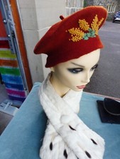 Vintage wool beret for sale  HALIFAX