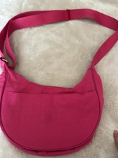 Bolsa de náilon Thirty One SPORT CROSSBODY rosa hibisco alça ajustável NOVA comprar usado  Enviando para Brazil