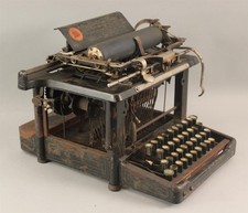 Antigo século XIX E. Remington & Sons nº 2 máquinas de escrever Upstrike padrão, SEM RESERVA comprar usado  Enviando para Brazil