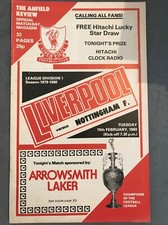 Liverpool nottingham forest for sale  HOLYHEAD