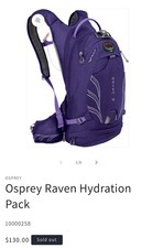 Osprey raven 10l for sale  Brooklyn