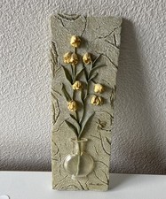 Antigo Cheri Blum 3D Arte de Parede Placa Resina Decoração Floral Flores Amarelas Zangão comprar usado Antigo Cheri Blum 3D Arte de Parede Placa Resina Decoração Floral Flores Amarelas Zangão comprar usado  Enviando para Brazil