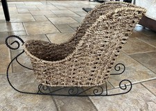 Vintage christmas wicker for sale  Spring Grove