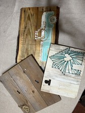 Aqua blue wood for sale  Creston