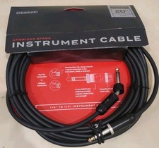 Usado, Cabo de instrumento de palco americano D'Addario (20 pés, ângulo reto para direito) comprar usado Usado, Cabo de instrumento de palco americano D'Addario (20 pés, ângulo reto para direito) comprar usado  Enviando para Brazil
