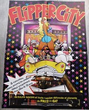 Flipper city affiche d'occasion Flipper city affiche d'occasion  Montpellier-