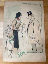 Lithographie couleurs dessin d'occasion  Chatou