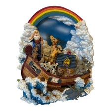 Estatueta Arca de Noé Wind Up cena musical em movimento Testado Funciona, usado comprar usado  Enviando para Brazil