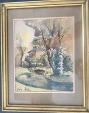 Tableau provençal aquarelle d'occasion  Aix-en-Provence-