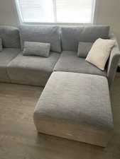 Grey couch ottoman for sale  Paducah