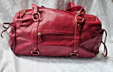 leather holdall red for sale leather holdall red for sale  WIMBORNE