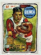 2025 Topps x Andy Friedman Shoebox Treasures Johnny Bench 9/15 pintura respingo SP comprar usado 2025 Topps x Andy Friedman Shoebox Treasures Johnny Bench 9/15 pintura respingo SP comprar usado  Enviando para Brazil
