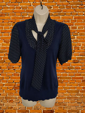 Monsoon navy pullover for sale  CANVEY ISLAND