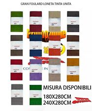 Usado, Gran Foulard Copridivano Copritutto Telo Arredo Multiuso Tinta Unita MistoCotone comprar usado  Enviando para Brazil