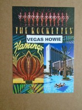 VEGAS HOWIE 1 cartão postal foto flamingo Rockettes Radio City Nevada placa antiga comprar usado  Enviando para Brazil