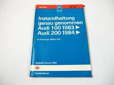 Werkstatthandbuch Audi 100 200 C3 Instandhaltung genau genommen 1986 - 1993 comprar usado  Enviando para Brazil