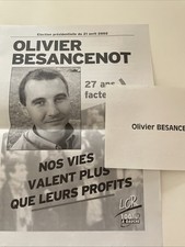 Besancenot tract profession d'occasion  Saint-Omer