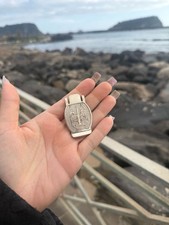 Fermasoldi argento 800 usato  Napoli